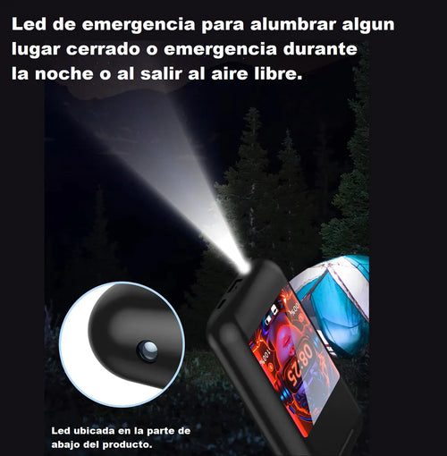 Audífonos Bluetooth Powerbank Pantalla