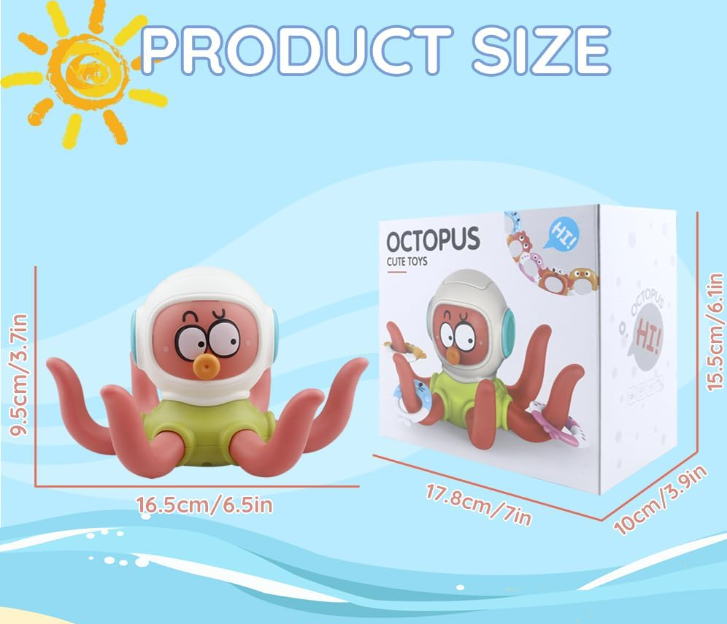 JUGUETE PARA EL BAÑO PULPO FLOTANTE