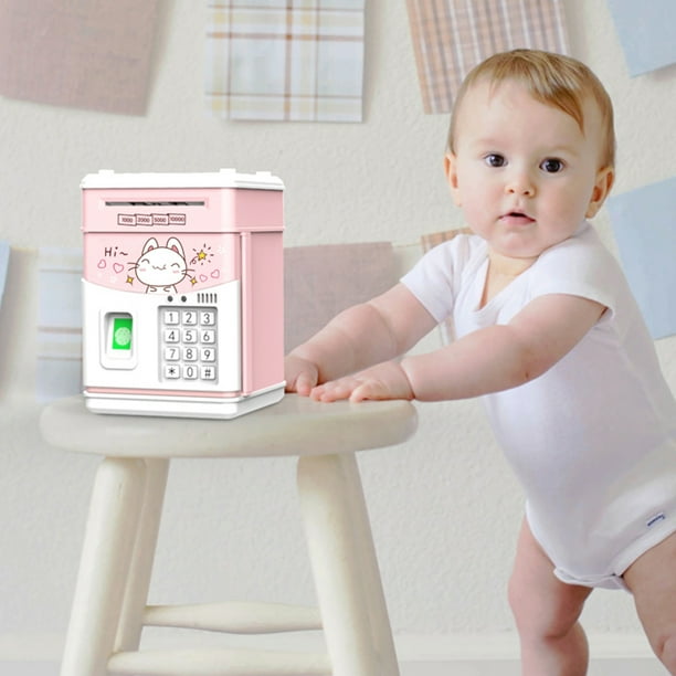 Alcancia Caja Fuerte Mini Banco Niños