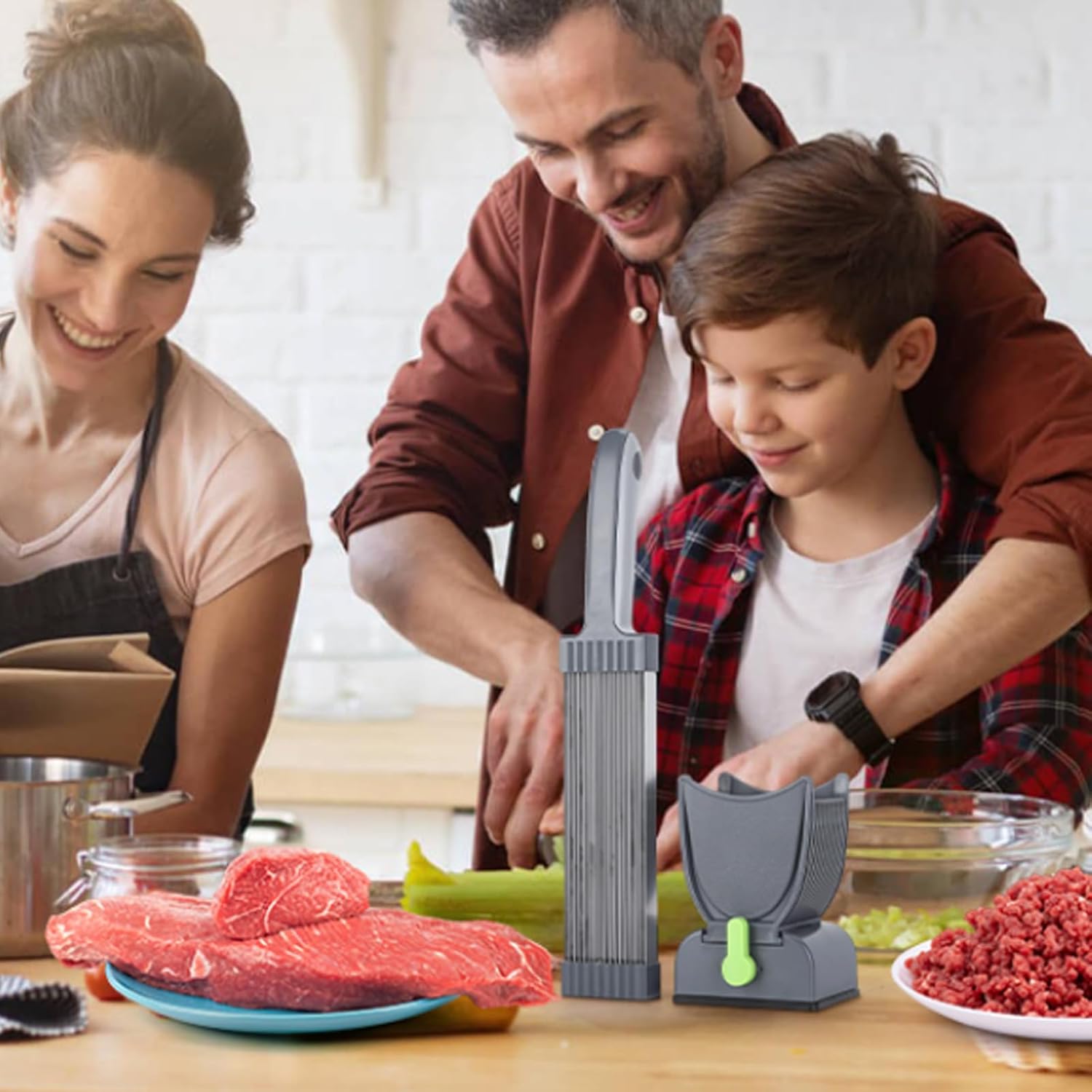 Cortadora De Carne Fina Multifuncional